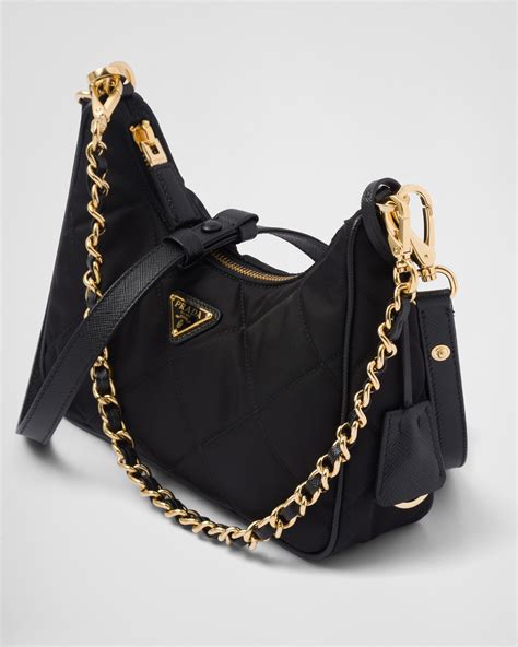 prada nylon mini bag size